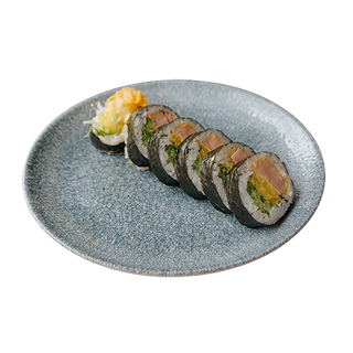 Futomaki tuńczyk w tempurze z awokado