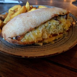 Sandwich Gyros pui sau porc