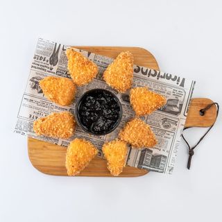 Топени сиренца с корнфлейкс