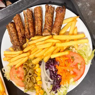 Menú Plato Seekh Kebab (3 Uds.)