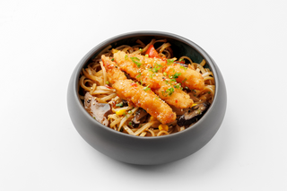 Udon cu creveti tempura