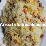 Arroz frito tres delicias