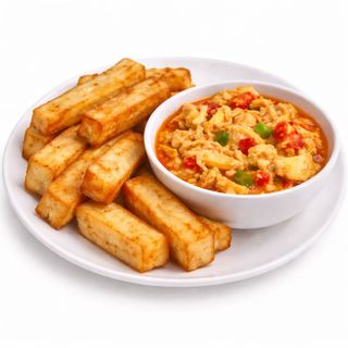 Fried Yam And Egg