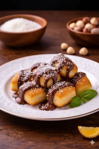 Angioletti Nutella e cocco