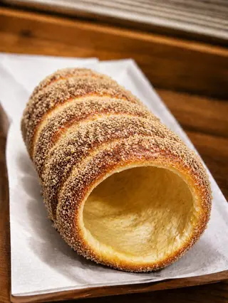Chimney Cake Con Nueces