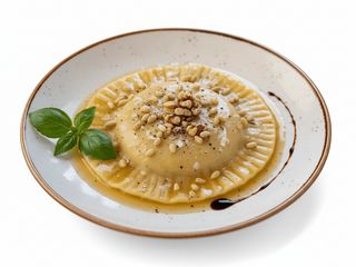 Ravioloni ricotta e limone