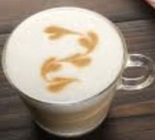 Latte soia macchiato