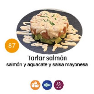87. Tartar Salmón (1 Pza.)