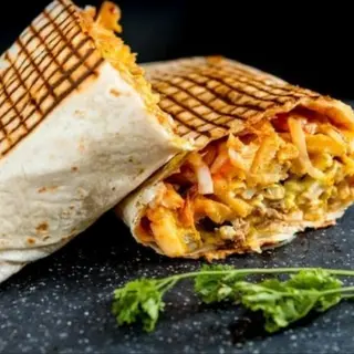  taco mixto+patatas fritas