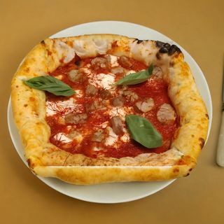 Pizza Nduja e salsiccia