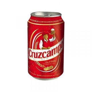Cerveza Cruzcampo lata