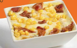 Maicitos gratinados con carne
