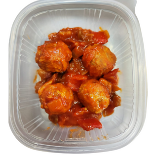 Albóndigas de Ternera con pisto