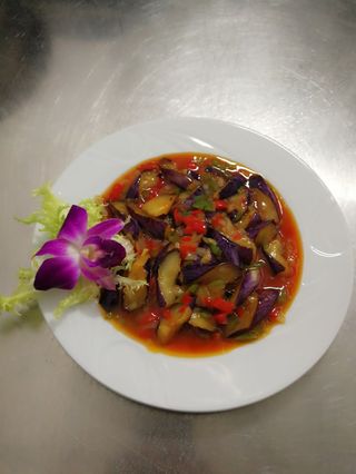 174 Melanzane alla salsa piccante 鱼香茄子
