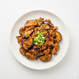 Melanzane con carne macinata 肉末茄子