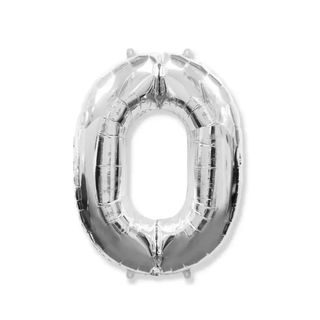 Balon Sur cu heliu cifra 0