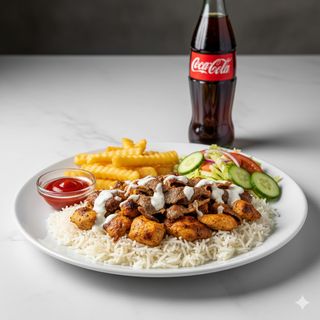 Plato Carne y Arroz