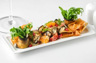 Закуска з баклажанів з сиром Філадельфія