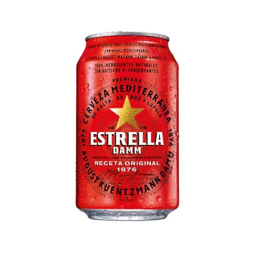 Estrella Damm Cerveza Lata 33cl