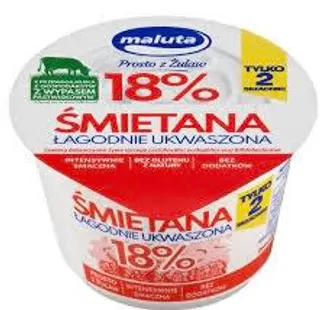 Śmietana Maluta 18% 200g