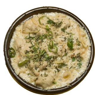 Pollo blanco karahi  (Chicken white karahi)