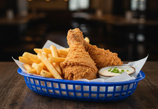 Crispy Drumstick 3 com Batata Frita