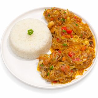 Demi-Poulet Sauté & Riz