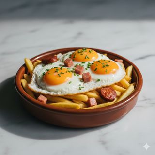 Ración De Huevos Rotos Del Milagro