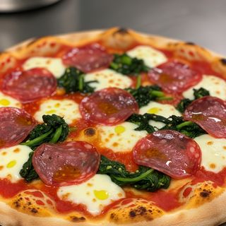 Diavola, scamorza, friarielli