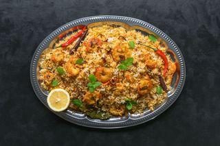Biryani de Camarão