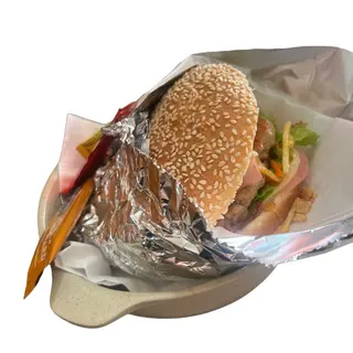 Hambúrguer no Pão