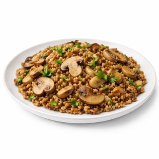 Hajdina kaša s gljivama