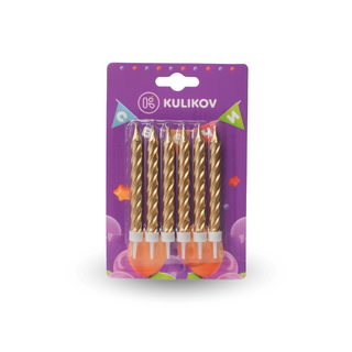  Свечи для торта в ассортименте.6 цветов.Длина 8 см.