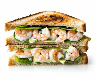 26. Toast di gamberi