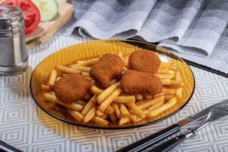Chicken nuggets menü-Meniu nuggets de pui