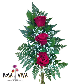 Arranjo de 3 Rosas