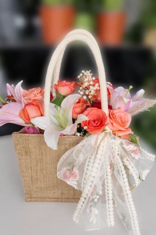 Bouquet Sac Jute