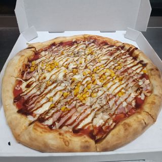 Pizza barbacoa (33x33 cm.)