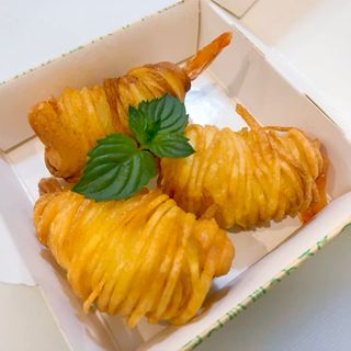Coda di gambero e patate - 3 pezzi