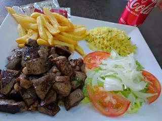Plato hígados de cordero a la plancha