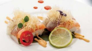 87 Pesce misto scottato spicy