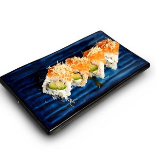 83.Uramaki De Queso Con Aguacate Y Filete De Salmón Con Miel (8 Uds.)