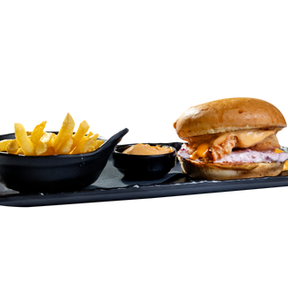 Пилешки чийзбургер  400 гр 