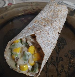 Dürum con maíz