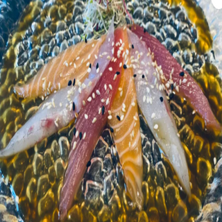 83. Carpaccio misto tonno, salmone, branzino