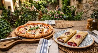 Combo Pizza Hawaii + Desert