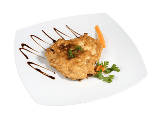 Şniţel din piept de pui