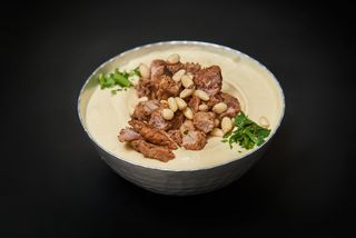 Houmous bil lahme