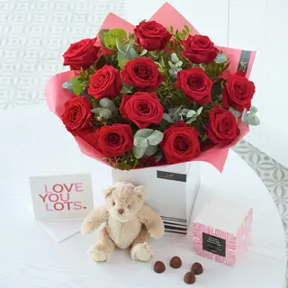 Rose with Teddy