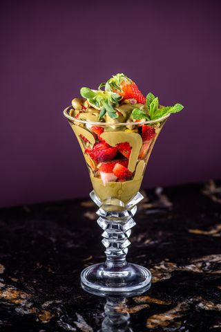 Pistachio Strawberry Dip